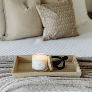 Aspen + Fog 3 - Wick Glass Tumbler Soy Candle - Calyan Wax Co.
