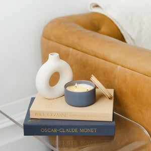 Charcoal + Sandalwood 3 - Wick Resilience Soy Candle - Calyan Wax Co.