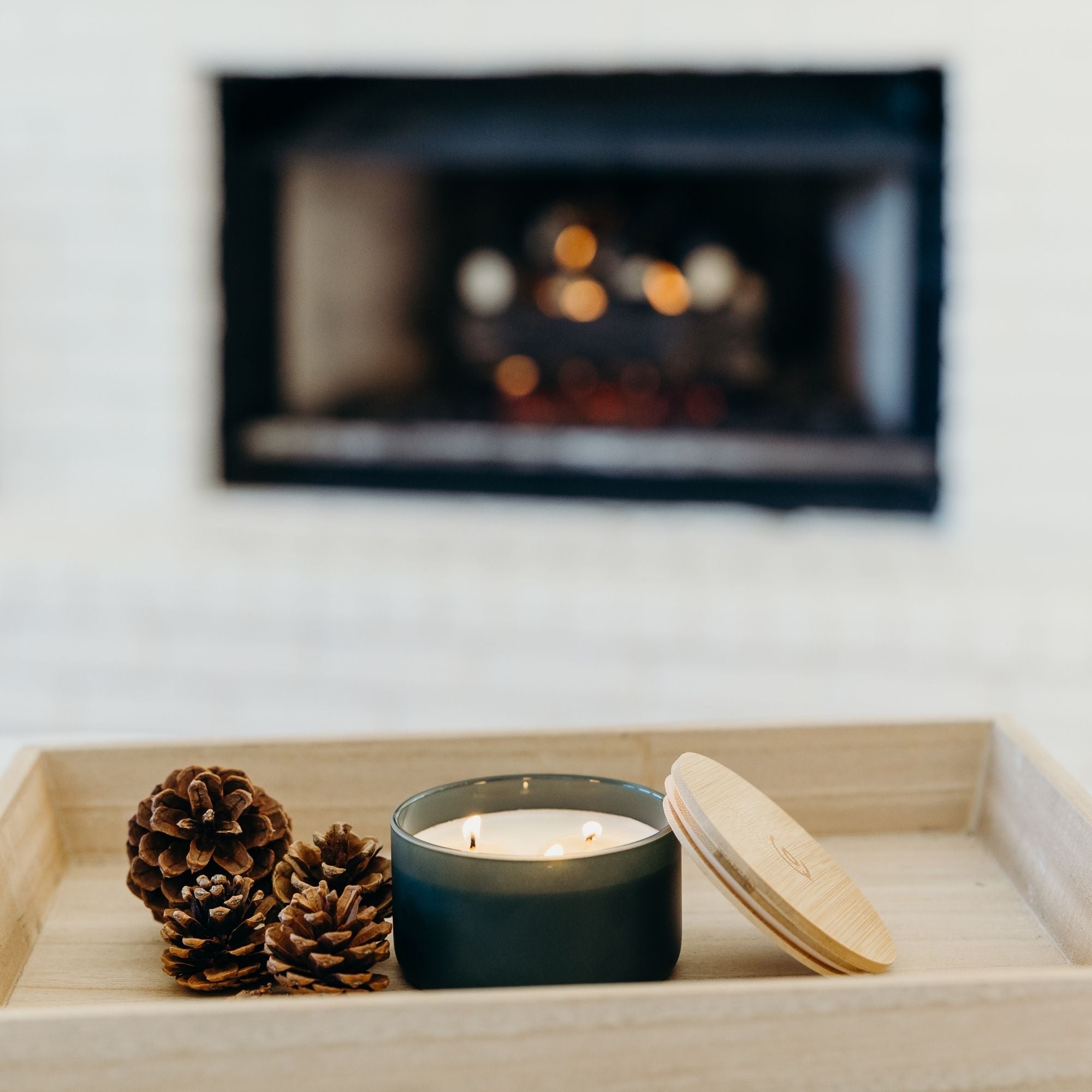 Fir + Clove 3-Wick Resilience Soy Candle | Seasonal Fragrance - Calyan Wax Co.