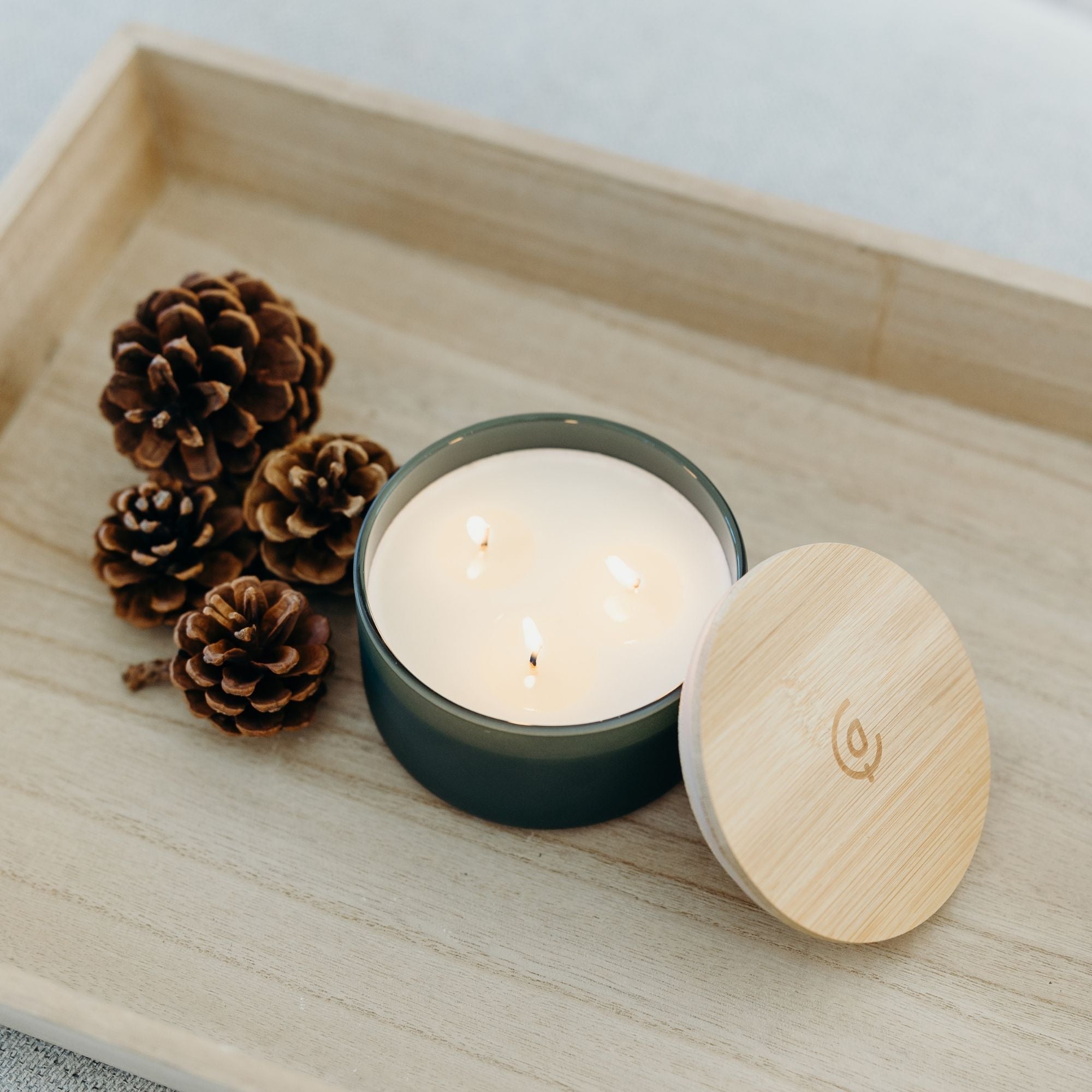 Fir + Clove 3-Wick Resilience Soy Candle | Seasonal Fragrance - Calyan Wax Co.