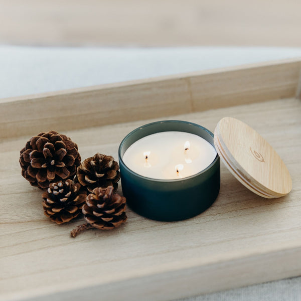 Fir + Clove 3-Wick Resilience Soy Candle | Seasonal Fragrance - Calyan Wax Co.