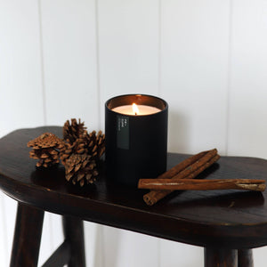 Fir + Clove Matte Black Tumbler Soy Candle | Limited Release - Calyan Wax Co.