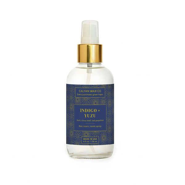 Indigo + Yuzu Non - Toxic Room Spray - Calyan Wax Co.