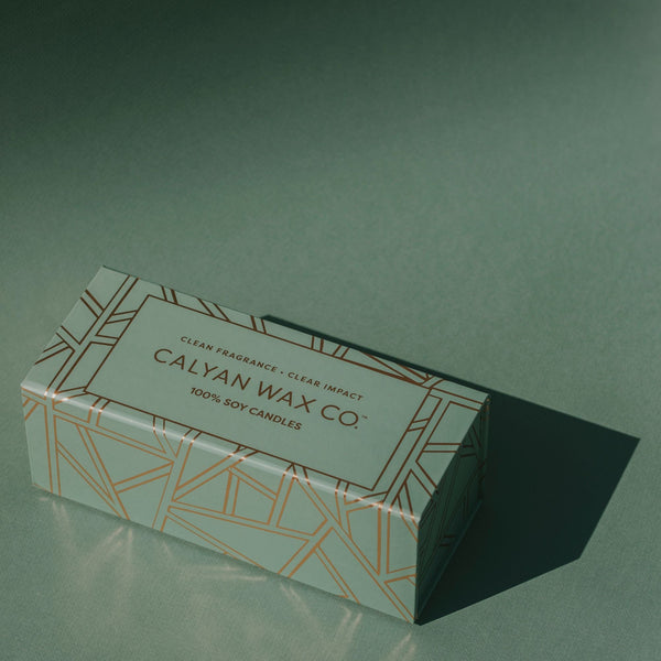 Mini Amber Jar Holiday Gift Set Soy Candle - Calyan Wax Co.