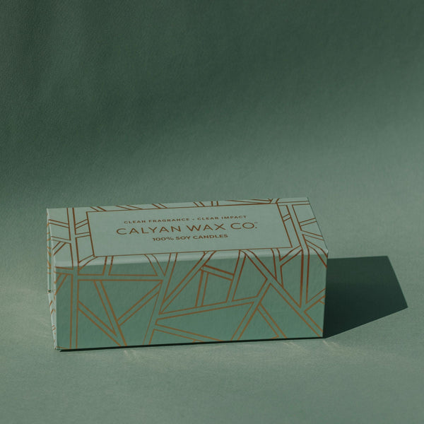 Mini Amber Jar Holiday Gift Set Soy Candle - Calyan Wax Co.