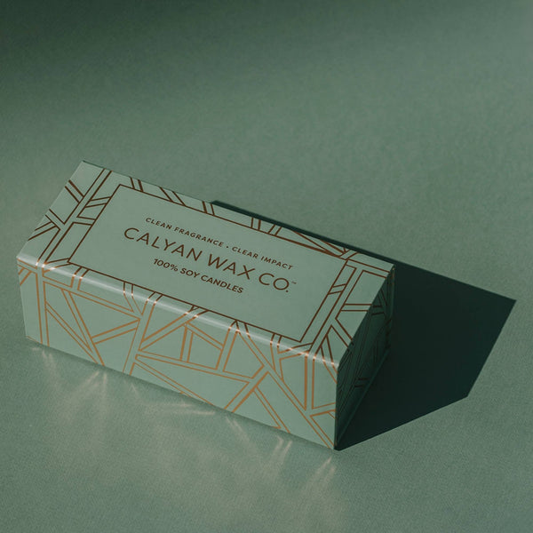 Mini Amber Jar Holiday Gift Set Soy Candle - Calyan Wax Co.