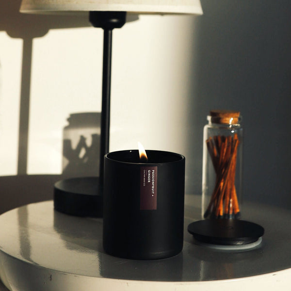 Passionfruit + Ginger Matte Black Tumbler - Calyan Wax Co.