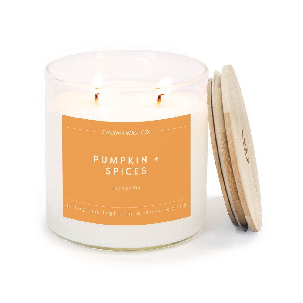 Pumpkin + Spices Soy Candle | Limited Release - Calyan Wax Co.