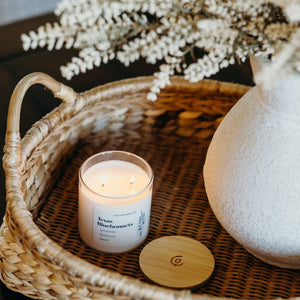 Texas Bluebonnet Glass Tumbler Soy Candle | Seasonal Fragrance - Calyan Wax Co.