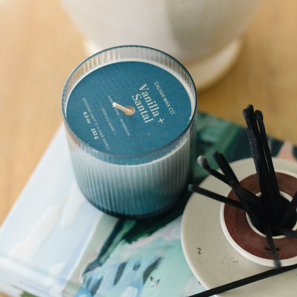 Vanilla + Santal Radiance Soy Candle - Calyan Wax Co.